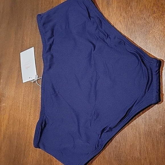 Andie Swim High Waist Bikini Bottom NWT Navy XS - Picture 5 of 6